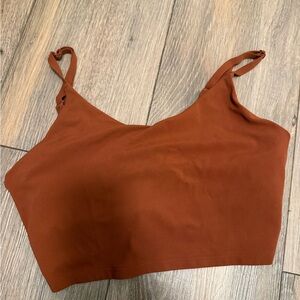 Athleta Terracotta Crop Top